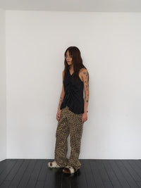 【OURSAALTY】LEOPARD WIDE PANTS