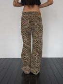 【OURSAALTY】LEOPARD WIDE PANTS