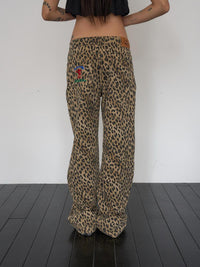 【OURSAALTY】LEOPARD WIDE PANTS