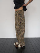【OURSAALTY】LEOPARD WIDE PANTS