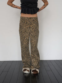 【OURSAALTY】LEOPARD WIDE PANTS