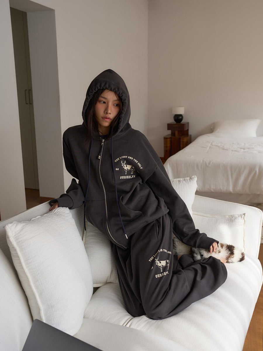 【OURSAALTY】MILK COW SWEATPANTS