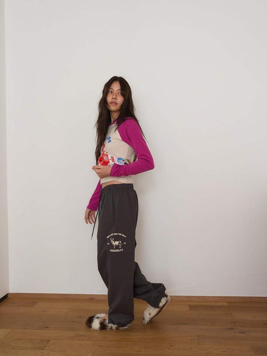 【OURSAALTY】MILK COW SWEATPANTS