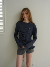 【OURSAALTY】PLEASANT FRILL T-SHIRTS