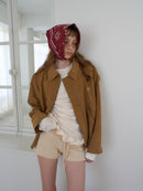 【OURSAALTY】PLEASANT FRILL T-SHIRTS