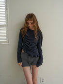 【OURSAALTY】PLEASANT FRILL T-SHIRTS