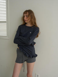 【OURSAALTY】PLEASANT FRILL T-SHIRTS