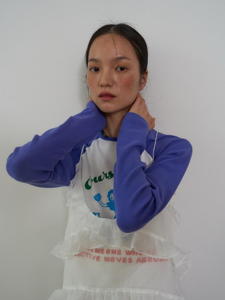 【OURSAALTY】SAAALTY GIRL RAGLAN T-SHIRTS