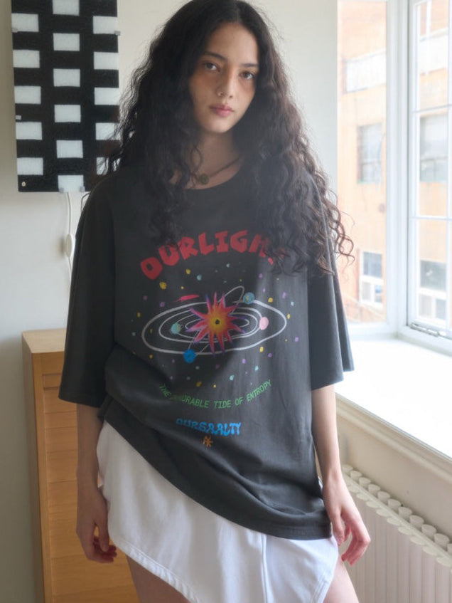 【OURSAALTY】SAALTY SPACE OVERFIT T-SHIRT