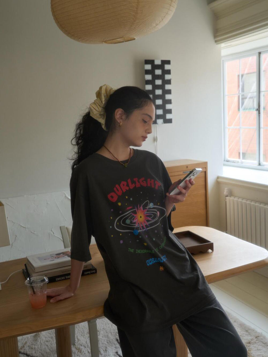 【OURSAALTY】SAALTY SPACE OVERFIT T-SHIRT