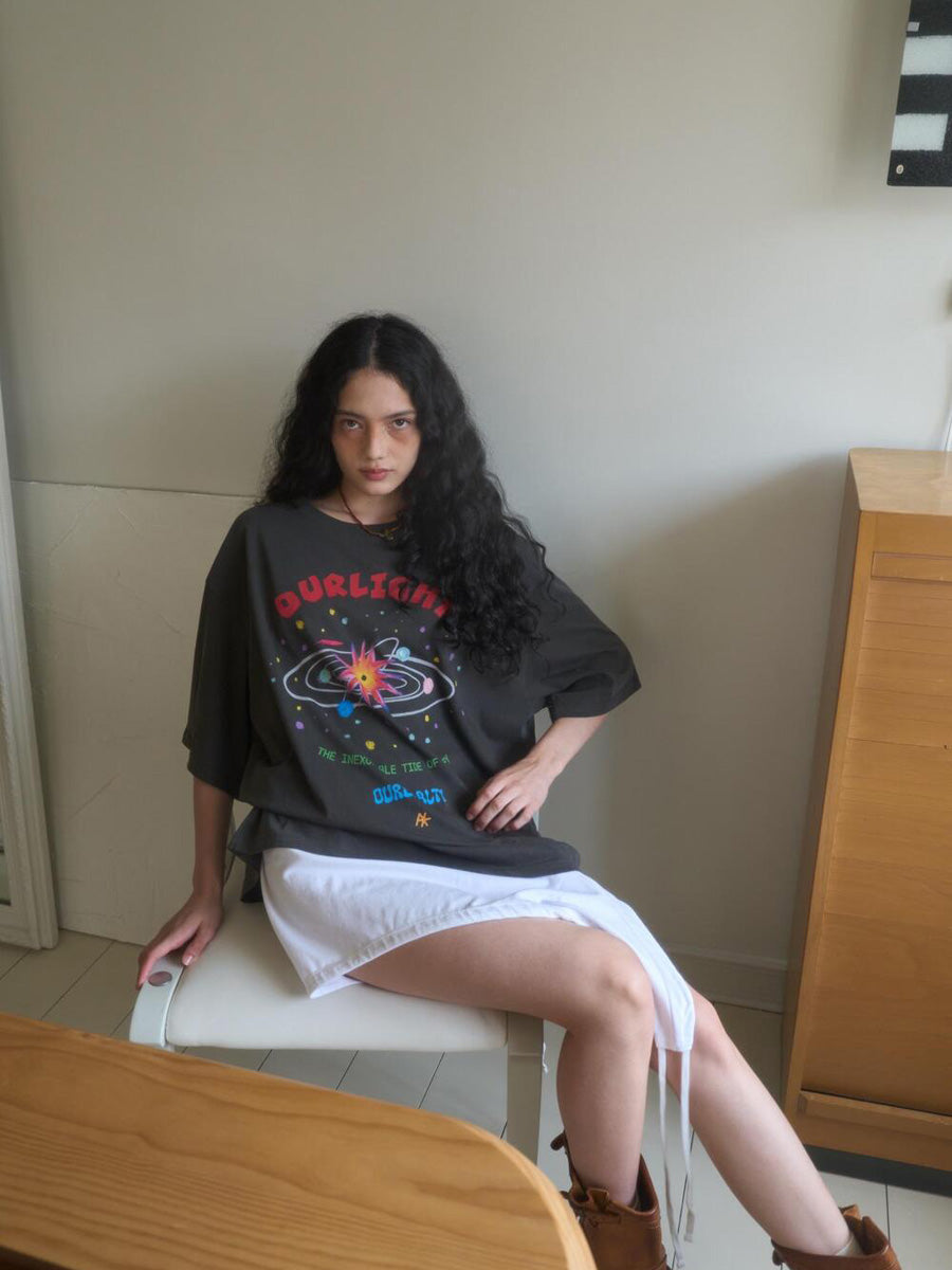 【OURSAALTY】SAALTY SPACE OVERFIT T-SHIRT
