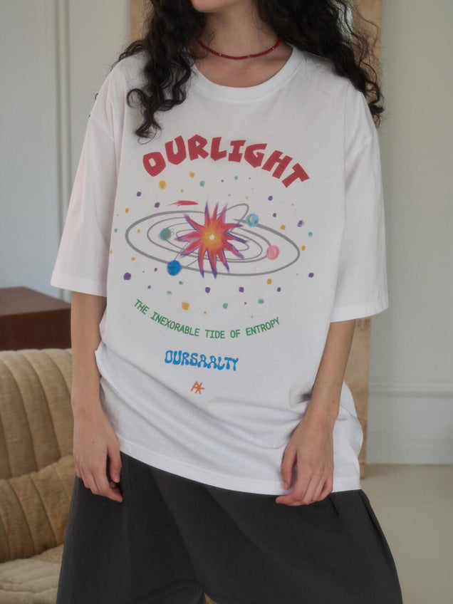 【OURSAALTY】SAALTY SPACE OVERFIT T-SHIRT