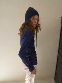 【OURSAALTY】WRINKLY HIGH-NECK T SHIRTS