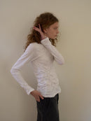 【OURSAALTY】WRINKLY HIGH-NECK T SHIRTS