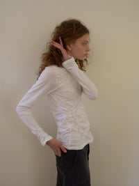 【OURSAALTY】WRINKLY HIGH-NECK T SHIRTS