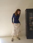 【OURSAALTY】WRINKLY HIGH-NECK T SHIRTS