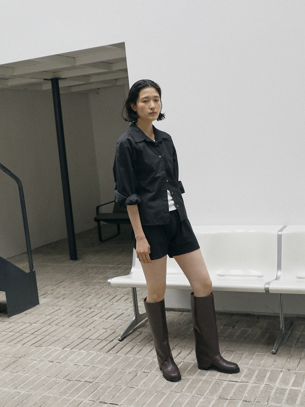 【EPURE】TIDE FOLDING LONG BOOTS