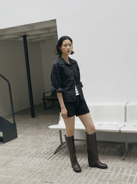 【EPURE】TIDE FOLDING LONG BOOTS