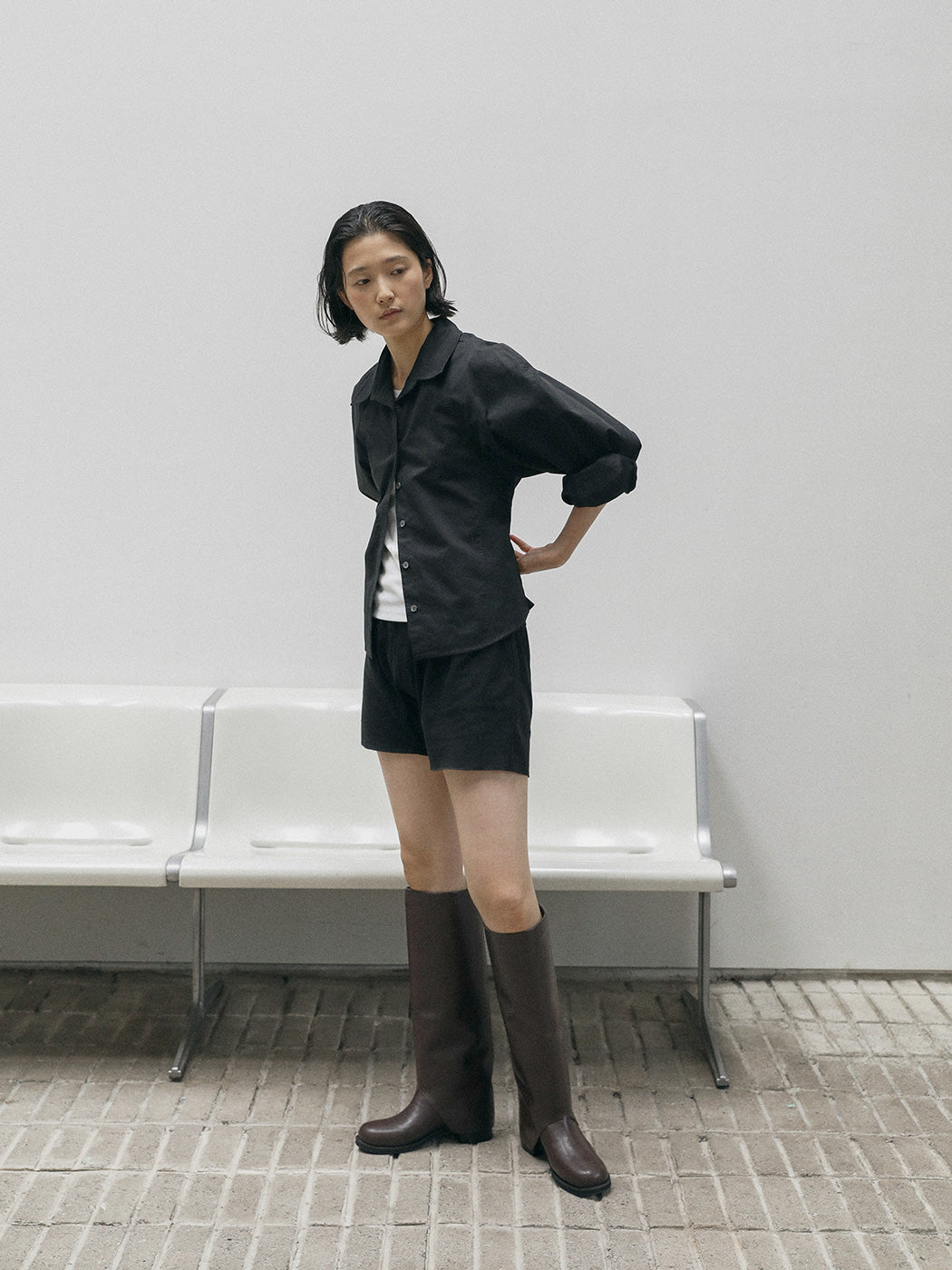 【EPURE】TIDE FOLDING LONG BOOTS