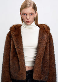 【HAVELESS】RAVI HOODED FAUX FUR JACKET