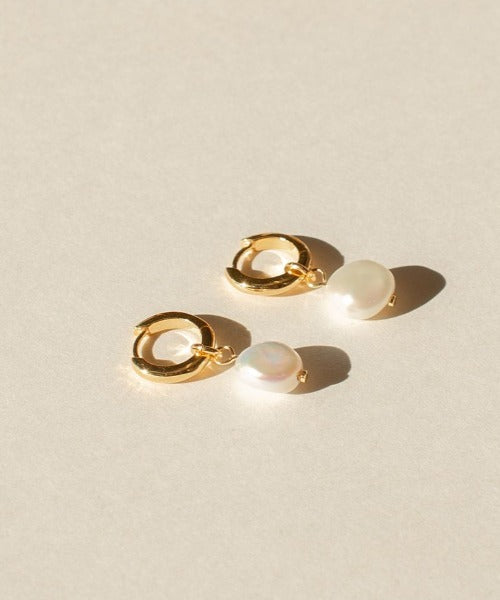 925 LILA PEARL SLEEPER EARRINGS