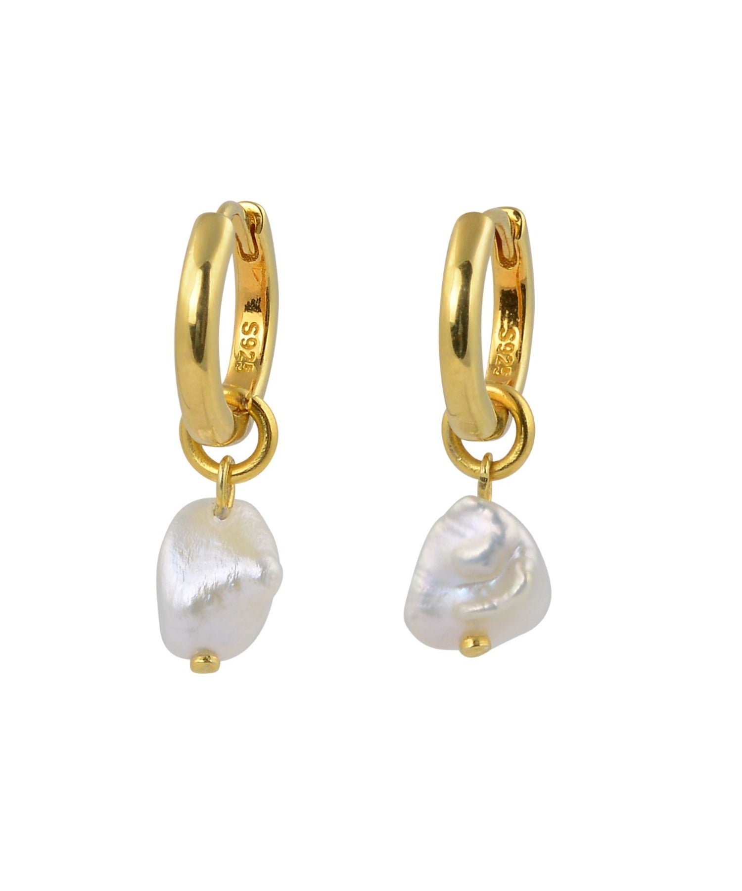 925 LILA PEARL SLEEPER EARRINGS