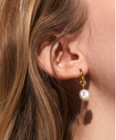 925 LILA PEARL SLEEPER EARRINGS