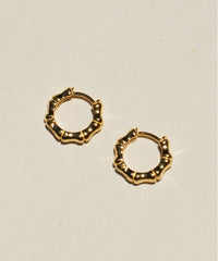 925 SMALL BAMBU HOOP EARRINGS