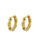 925 SMALL BAMBU HOOP EARRINGS