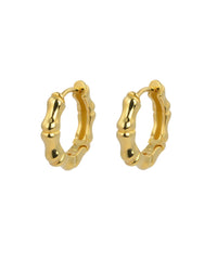 925 SMALL BAMBU HOOP EARRINGS