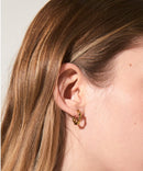 925 SMALL BAMBU HOOP EARRINGS