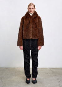【HAVELESS】RAVI HOODED FAUX FUR JACKET