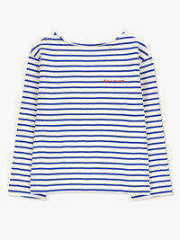 BOAT-NECK COLOR PATCH TEE