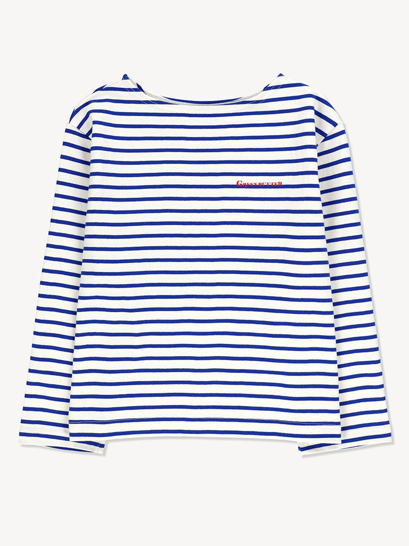 BOAT-NECK COLOR PATCH TEE