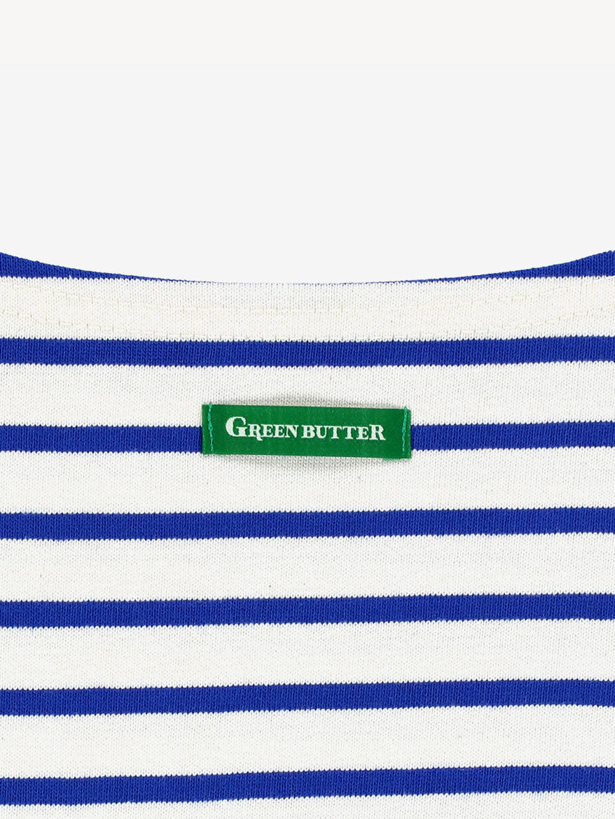 BOAT-NECK COLOR PATCH TEE