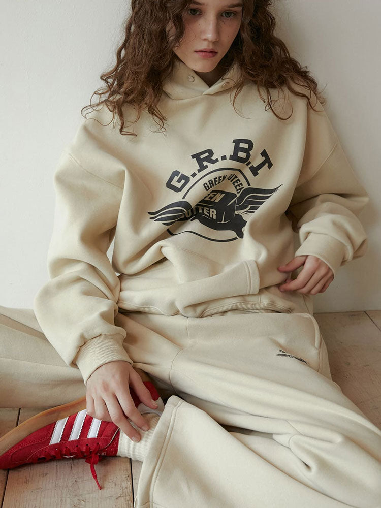 BUTTER WING FLUFF HOODIE
