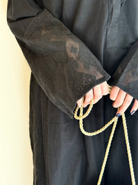 C.LINEN JOINT LACE DRESS