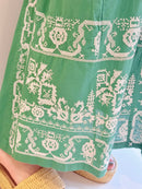 COTTON EMB BACKOPEN DRESS