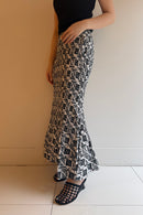 【SARA MALLIKA】COTTON POPLIN SHIRRING SKIRT