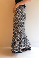 【SARA MALLIKA】COTTON POPLIN SHIRRING SKIRT