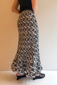 【SARA MALLIKA】COTTON POPLIN SHIRRING SKIRT