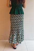 【SARA MALLIKA】COTTON POPLIN SHIRRING SKIRT