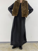 【ARCHIVE STANCE】FAKE FUR MINI VEST