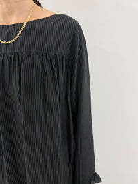【ARCHIVE STANCE】CUPRO MAXI FRILL HEM DRESS