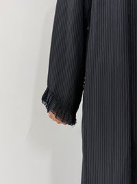 【ARCHIVE STANCE】CUPRO MAXI FRILL HEM DRESS