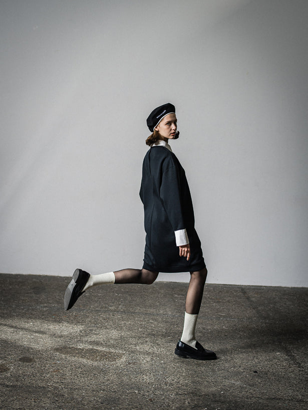 BICOLOR I LINE DRESS