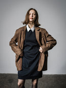 BICOLOR I LINE DRESS
