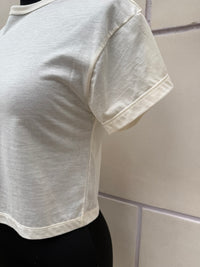 【CAROUSELAMBRA】DOT SS CREW COTTON NYLON