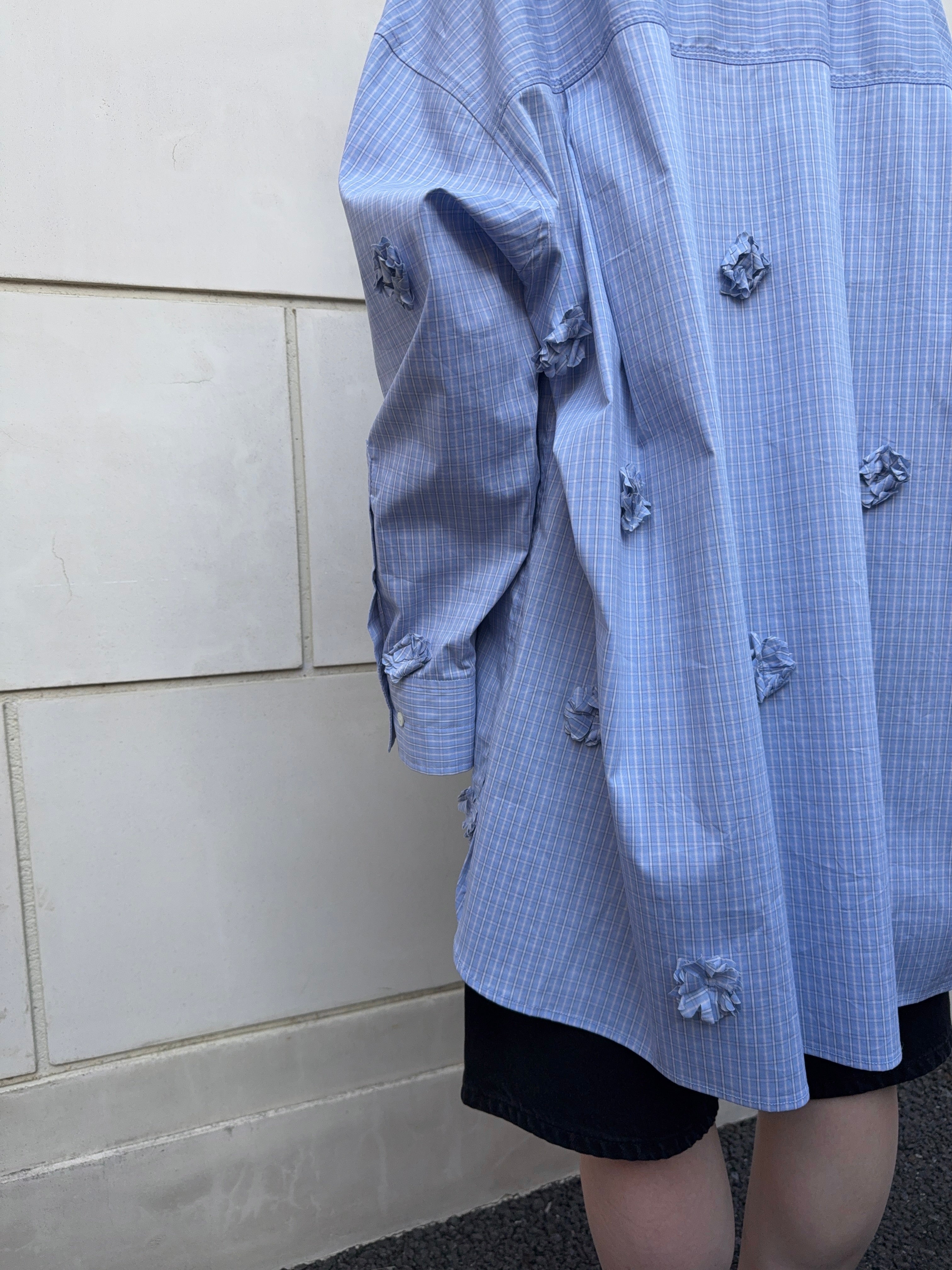 【PROVOKE design boutique】FLOWERDOT BIG SHIRT