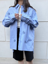 【PROVOKE design boutique】FLOWERDOT BIG SHIRT
